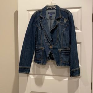 Jean jacket. Size large.